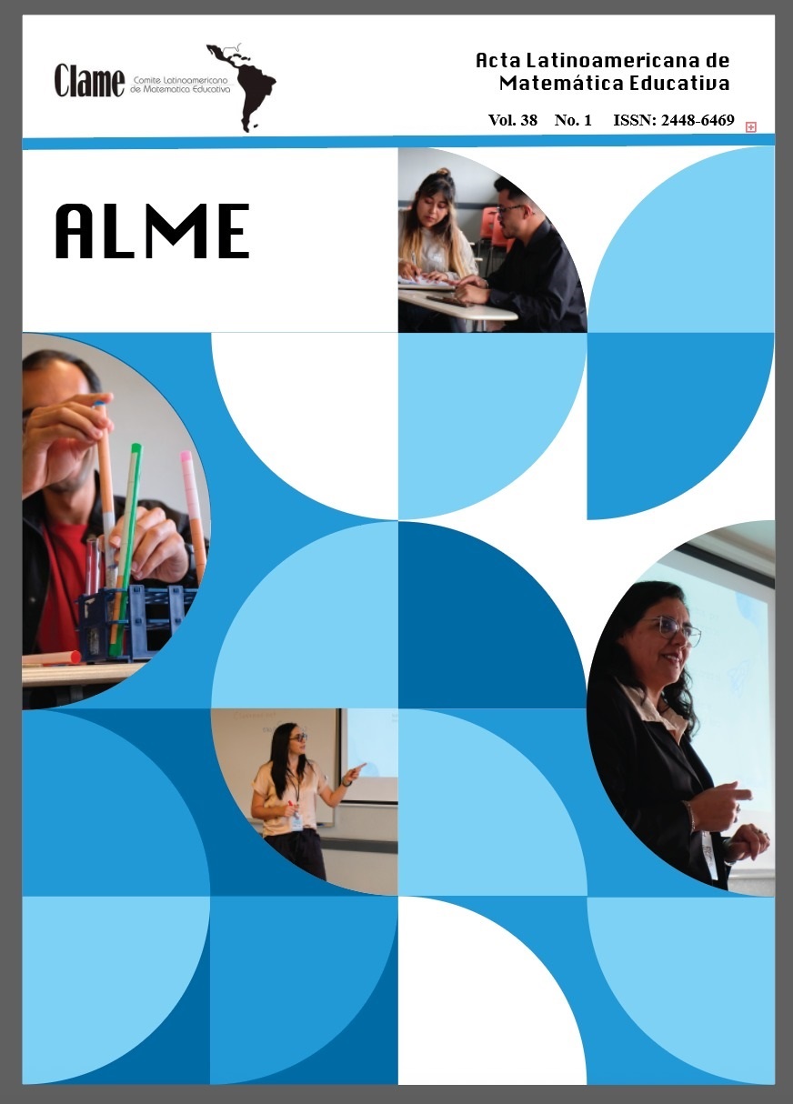 					Ver Vol. 38 Núm. 1 (2025): Acta Latinoamericana de Matemática Educativa
				